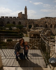 Erynn and Greta - Jerusalem Citadel